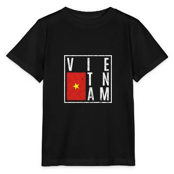 Vietnam - T-shirt bio MINI CREATOR Stanley/Stella Enfant - noir - Devant - Mikhail (115cm)