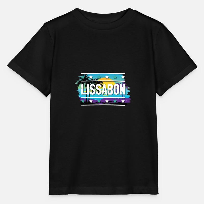 Lisbonne - T-shirt bio MINI CREATOR Stanley/Stella Enfant - noir