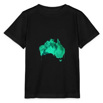 Australien - Stanley/Stella Kinder T-Shirt MINI CREATOR  - Schwarz - Vorne - Mikhail (115cm)