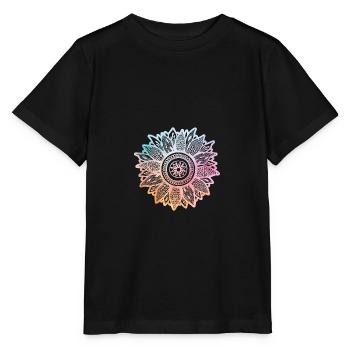 Sonnenblume - Stanley/Stella Kinder T-Shirt MINI CREATOR  - Schwarz - Vorne - Mikhail (115cm)
