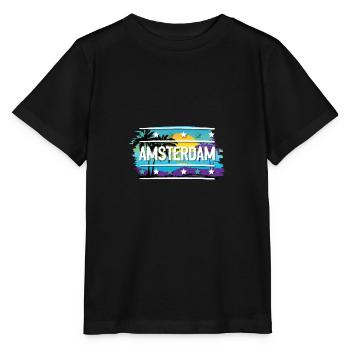 Amsterdam - Stanley/Stella Kinder T-Shirt MINI CREATOR  - Schwarz - Vorne - Mikhail (115cm)