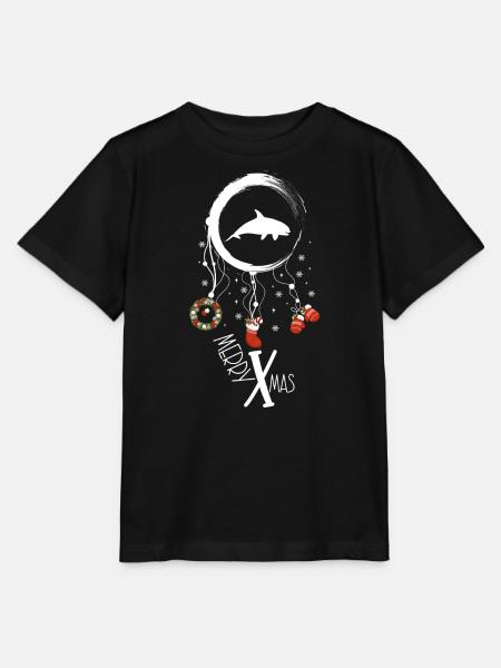 Orka Weihnachten Weihnachtstraumfänger - Stanley/Stella Kinder T-Shirt MINI CREATOR - Schwarz