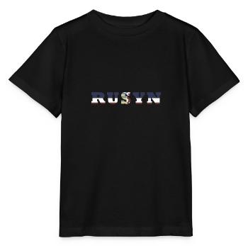 Ostslawen Rusyn Karpaten Herkunft Rusnak - Stanley/Stella Kinder T-Shirt MINI CREATOR  - Schwarz - Vorne - Mikhail (115cm)