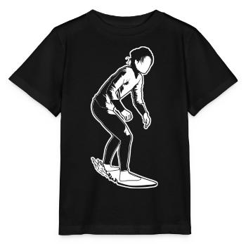 Surfer Girl - Stanley/Stella MINI CREATOR Kids’ T-Shirt - black - Front - Mikhail (115cm)
