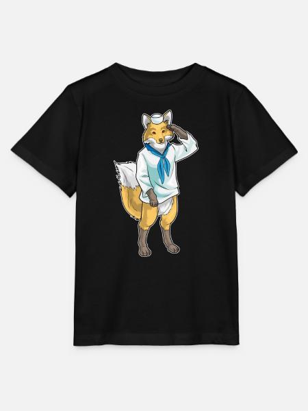 Fuchs Seemann Seemannsmütze - Stanley/Stella Kinder T-Shirt MINI CREATOR  - Schwarz