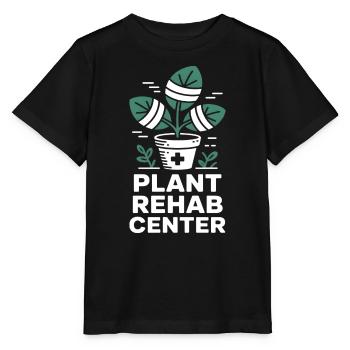 Plant Rehab Center Pflanzenretter Pfnaze - Stanley/Stella Kinder T-Shirt MINI CREATOR  - Schwarz - Vorne - Mikhail (115cm)