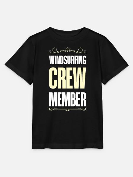 Windsurfing Crew - Stanley/Stella Kinder T-Shirt MINI CREATOR  - Schwarz