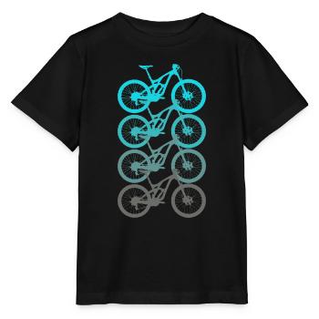 Bike Bike Bike Bike - Stanley/Stella MINI CREATOR Kids’ T-Shirt - black - Front - Mikhail (115cm)