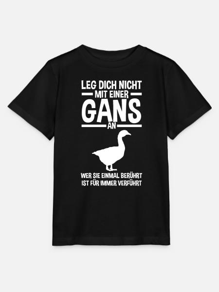 Gans Gänse - Stanley/Stella Kinder T-Shirt MINI CREATOR  - Schwarz