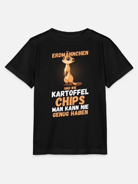 Erdmännchen - Stanley/Stella Kinder T-Shirt MINI CREATOR  - Schwarz