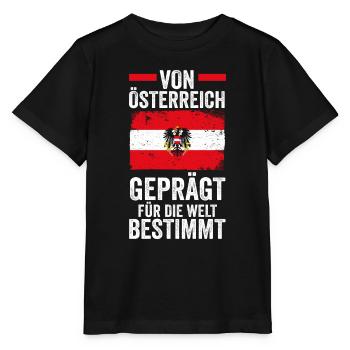Österreicher Österreich - Stanley/Stella Kinder T-Shirt MINI CREATOR  - Schwarz - Vorne - Mikhail (115cm)