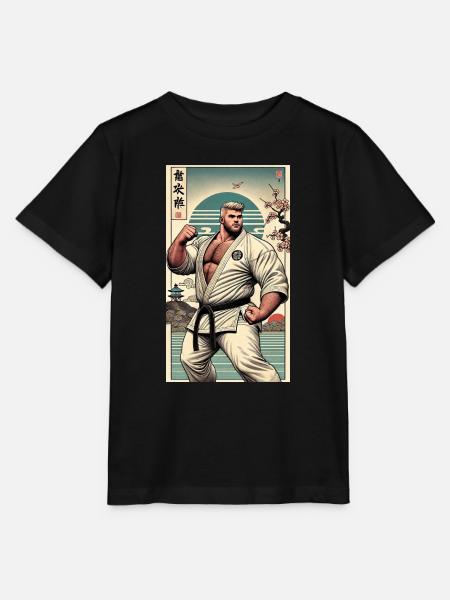 Karate MEISTER - Stanley/Stella Kinder T-Shirt MINI CREATOR  - Schwarz