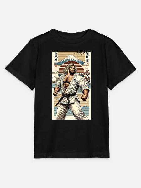 Karate MEISTER - Stanley/Stella Kinder T-Shirt MINI CREATOR - Schwarz