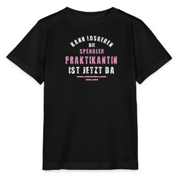 Spengler Praktikantin Danke Praktikum Spenglerei - Stanley/Stella Kinder T-Shirt MINI CREATOR  - Schwarz - Vorne - Mikhail (115cm)
