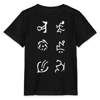 Diablo Runenwort Botd - T-shirt bio MINI CREATOR Stanley/Stella Enfant - noir - Devant - Mikhail (115cm)
