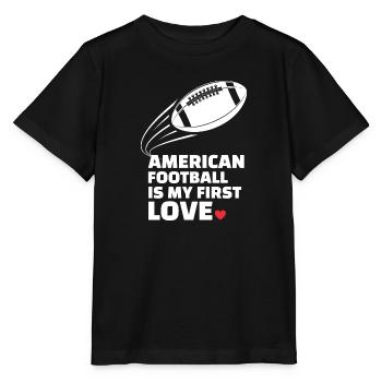 I love American soccer stylish - Stanley/Stella MINI CREATOR Kids’ T-Shirt - black - Front - Mikhail (115cm)