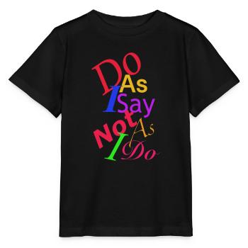 Tue, was ich sage - Stanley/Stella Kinder T-Shirt MINI CREATOR  - Schwarz - Vorne - Mikhail (115cm)