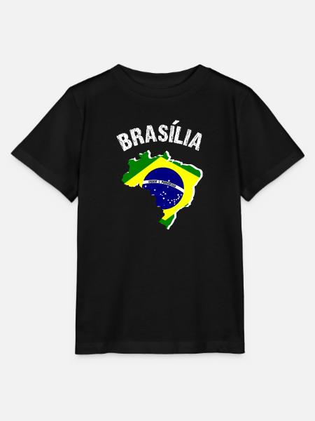 Brasilien - Stanley/Stella Kinder T-Shirt MINI CREATOR - Schwarz