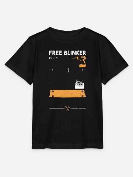 Free Blinker Fluid - Handyman - Stanley/Stella Kinder T-Shirt MINI CREATOR  - Schwarz