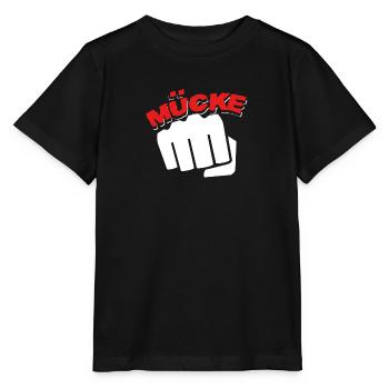 Mücke T-Shirt I Faust Spencer Mücke - Stanley/Stella Kinder T-Shirt MINI CREATOR  - Schwarz - Vorne - Mikhail (115cm)