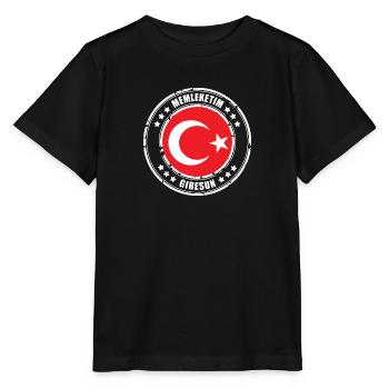 Memleketim GIRESUN - Stanley/Stella Kinder T-Shirt MINI CREATOR  - Schwarz - Vorne - Mikhail (115cm)