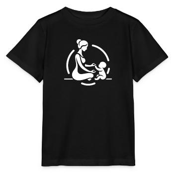 Détente avec bébé - T-shirt bio MINI CREATOR Stanley/Stella Enfant - noir - Devant - Mikhail (115cm)