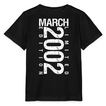 March 2002 March Anniversary March 2002 - Stanley/Stella MINI CREATOR Kids’ T-Shirt - black - Front - Mikhail (115cm)