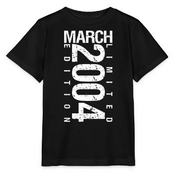 March 2004 March Anniversary March 2004 - Stanley/Stella MINI CREATOR Kids’ T-Shirt - black - Front - Mikhail (115cm)