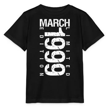 March 1999 March Anniversary March 1999 - Stanley/Stella MINI CREATOR Kids’ T-Shirt - black - Front - Mikhail (115cm)