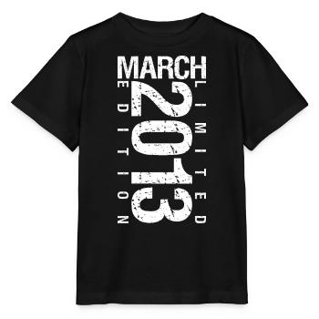 March 2013 March Anniversary March 2013 - Stanley/Stella MINI CREATOR Kids’ T-Shirt - black - Front - Mikhail (115cm)