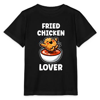 Poulet frit Ailes de poulet Poulet Cadeau - T-shirt bio MINI CREATOR Stanley/Stella Enfant - noir - Devant - Mikhail (115cm)