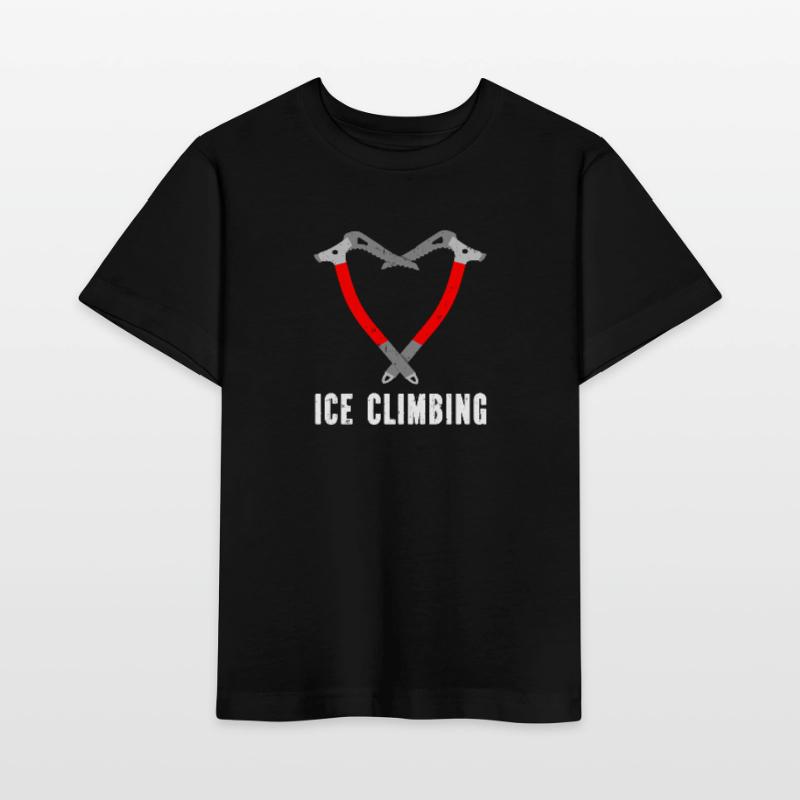 Ich Liebe Eisklettern Eiskletterer Eispickel Stanley/Stella Kinder T-Shirt MINI CREATOR 