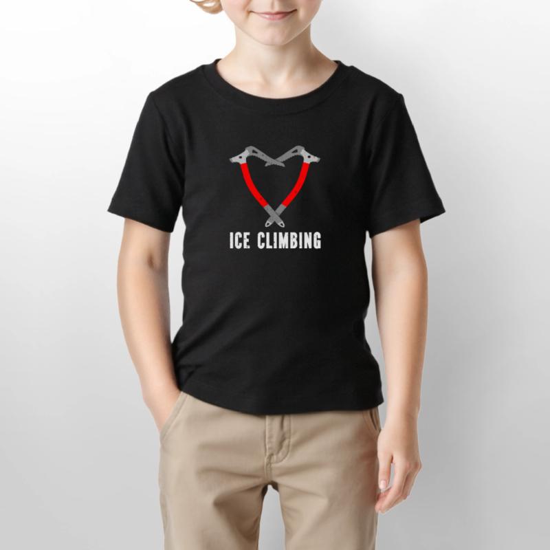 Ich Liebe Eisklettern Eiskletterer Eispickel Stanley/Stella Kinder T-Shirt MINI CREATOR 