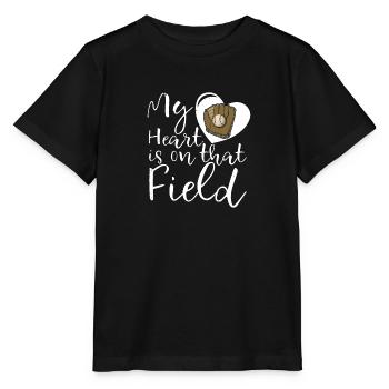 Gants de receveur Baseball Sport Pitcher - T-shirt bio MINI CREATOR Stanley/Stella Enfant - noir - Devant - Mikhail (115cm)