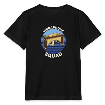Musiker Musikschule Vibraphon Schlagzeug - Stanley/Stella Kinder T-Shirt MINI CREATOR  - Schwarz - Vorne - Mikhail (115cm)