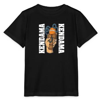 Japon Jouets Kendama Japonais - T-shirt bio MINI CREATOR Stanley/Stella Enfant - noir - Devant - Mikhail (115cm)