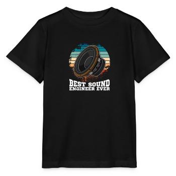 Subwoofer Music Sound Technician Audio Saying - Stanley/Stella MINI CREATOR Kids’ T-Shirt - black - Front - Mikhail (115cm)