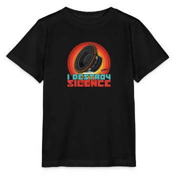 Subwoofer Analog Sound Sound Technician Saying - Stanley/Stella MINI CREATOR Kids’ T-Shirt - black - Front - Mikhail (115cm)