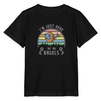 Israel dish kosher salmon on bagel verdict - Stanley/Stella MINI CREATOR Kids’ T-Shirt - black - Front - Mikhail (115cm)