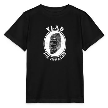 Roumanie L’impale de Vlad Tepe Dracula Vampire - T-shirt bio MINI CREATOR Stanley/Stella Enfant - noir - Devant - Mikhail (115cm)