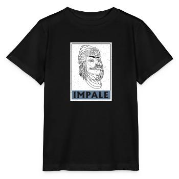 Transylvanie Roumanie Vlad Tepes Balkans - T-shirt bio MINI CREATOR Stanley/Stella Enfant - noir - Devant - Mikhail (115cm)