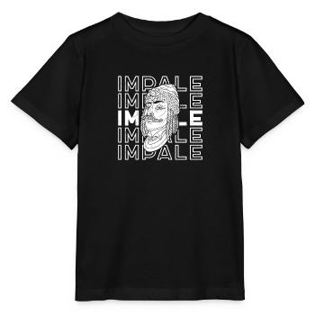 Balkans Bucarest Roumanie Histoire Vlad - T-shirt bio MINI CREATOR Stanley/Stella Enfant - noir - Devant - Mikhail (115cm)