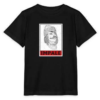 Transylvanie Roumanie Vlad Tepes Balkans - T-shirt bio MINI CREATOR Stanley/Stella Enfant - noir - Devant - Mikhail (115cm)