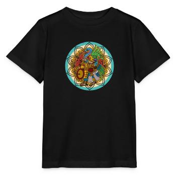 Divinité mexicaine Mexique Huitzilopochtli - T-shirt bio MINI CREATOR Stanley/Stella Enfant - noir - Devant - Mikhail (115cm)