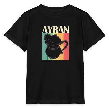 Ayran Türkei National Getränk Türkisch Kuhmilch - Stanley/Stella Kinder T-Shirt MINI CREATOR  - Schwarz - Vorne - Mikhail (115cm)