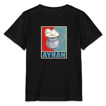Ayran Becher Döner Kebab Türkei Türlisch Milch - Stanley/Stella Kinder T-Shirt MINI CREATOR  - Schwarz - Vorne - Mikhail (115cm)