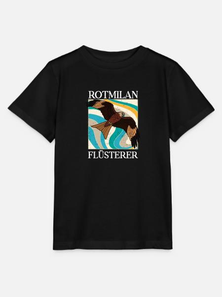 Natur Vogel Rotmilan Griefvogel Vogelmotiv - Stanley/Stella Kinder T-Shirt MINI CREATOR - Schwarz