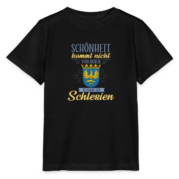 Oberschlesien Deutschland Provinz Region - Stanley/Stella Kinder T-Shirt MINI CREATOR  - Schwarz - Vorne - Mikhail (115cm)