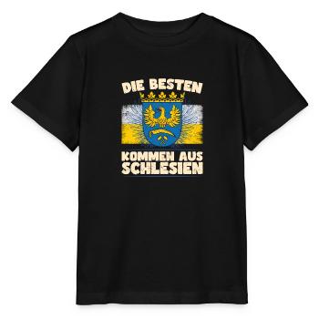 Schlesien Breslau Provinz Deutschland Region - Stanley/Stella Kinder T-Shirt MINI CREATOR  - Schwarz - Vorne - Mikhail (115cm)