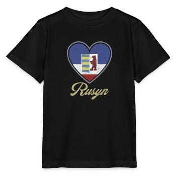 Rusyn Karpaten Diaspora Ethnische Gruppe - Stanley/Stella Kinder T-Shirt MINI CREATOR  - Schwarz - Vorne - Mikhail (115cm)